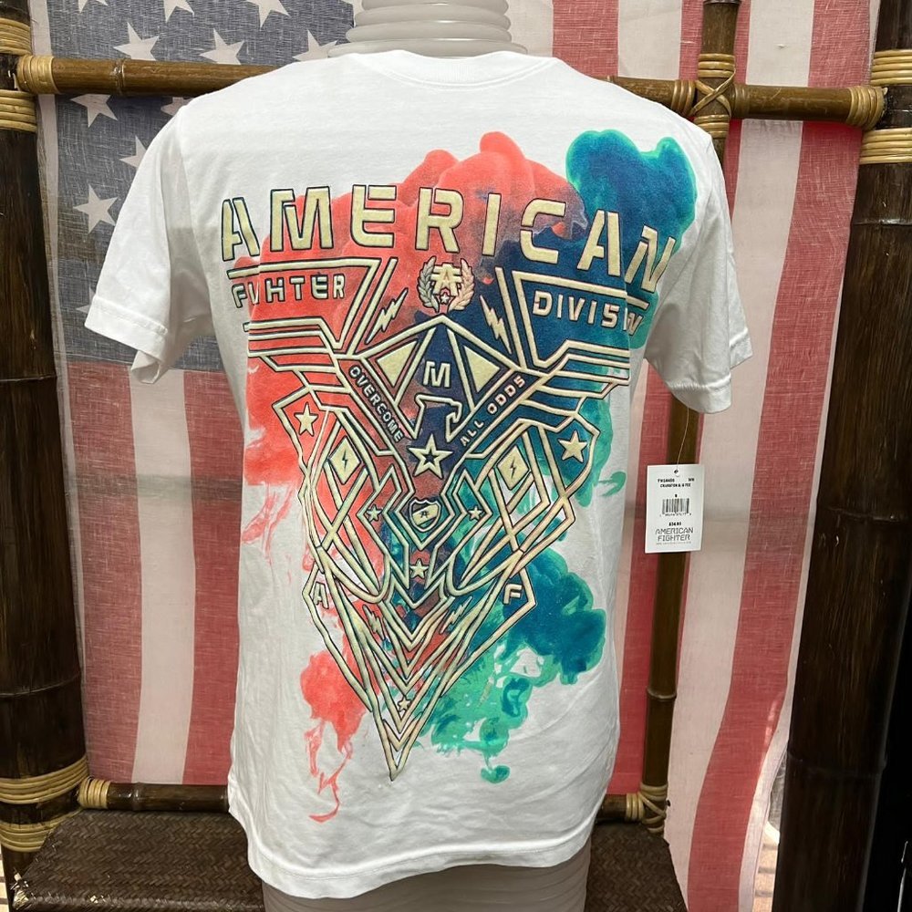 NWT American Fighter DAMAGE T-shirt tee top